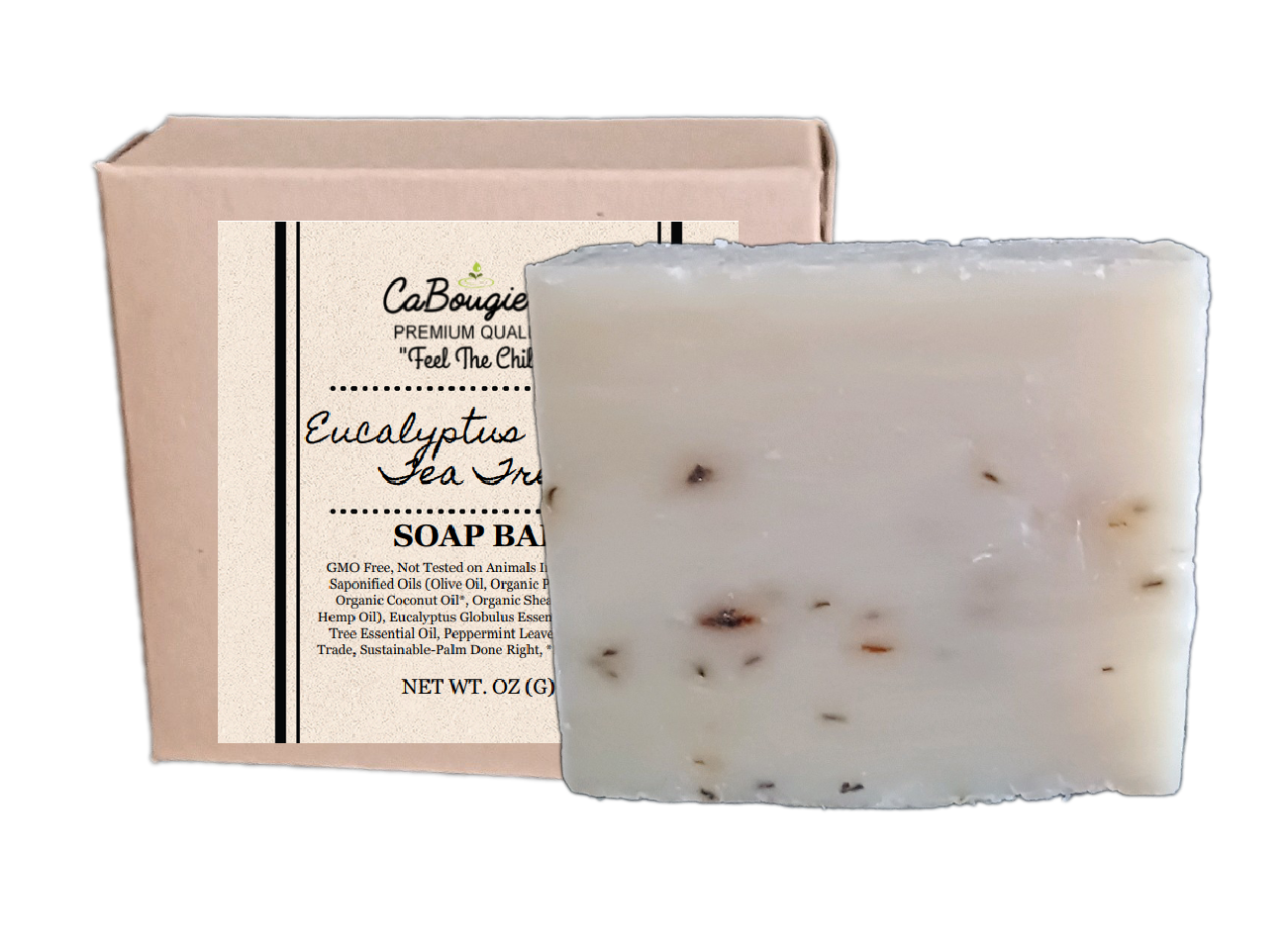 CaBougieDo Eucalyptus Hemp and Tea Tree Soap Bar (BOGO 50% Off)