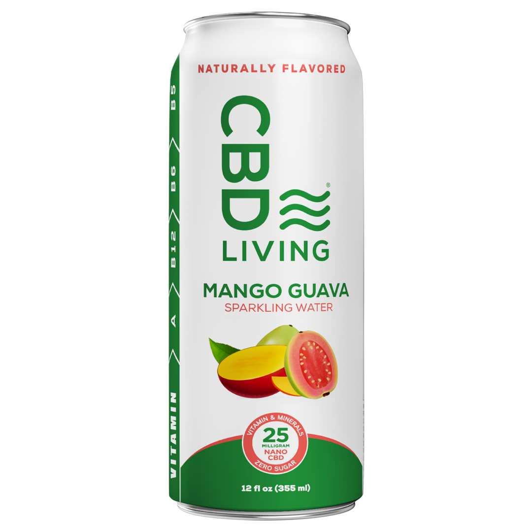 CBD Mango Guava Sparkling Water 12 pack