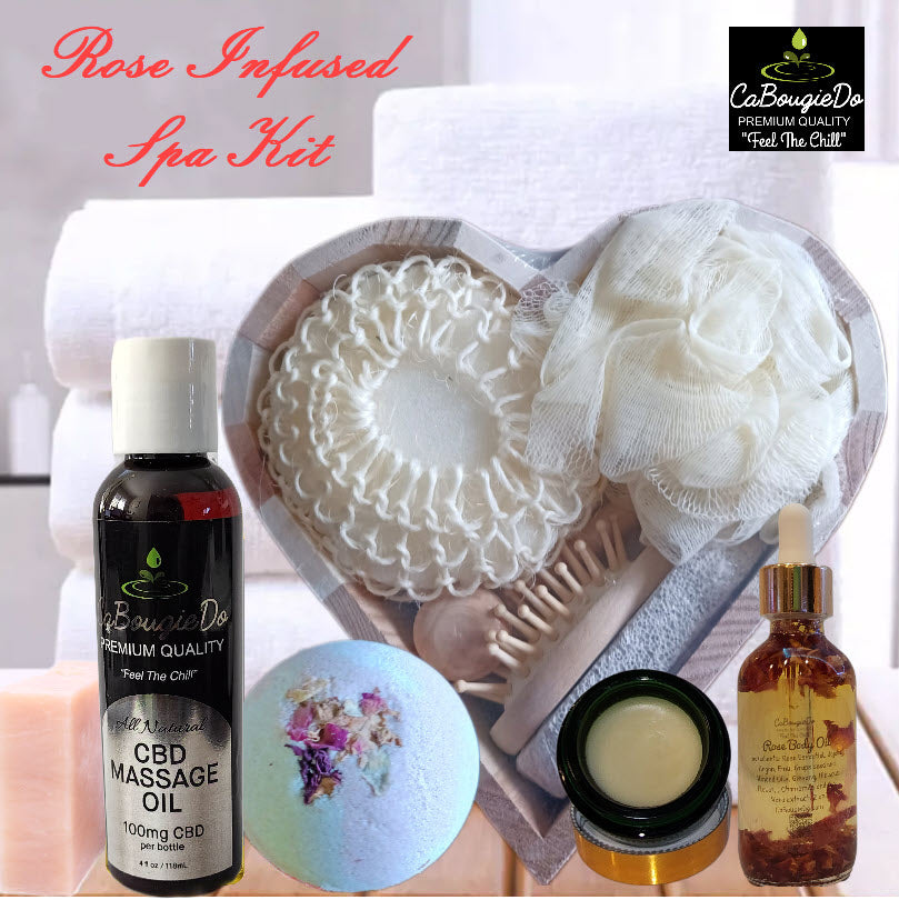 Women's Rose Infused Spa Kit (13 Products)