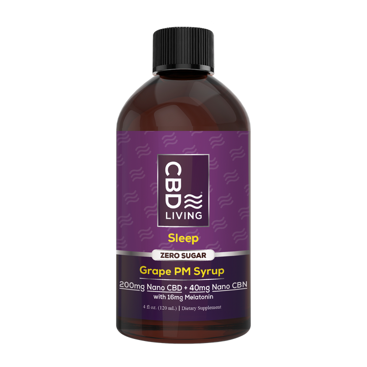 CBD SLEEP AID SYRUP 200MG CBD + 40MG CBN (Cherry)