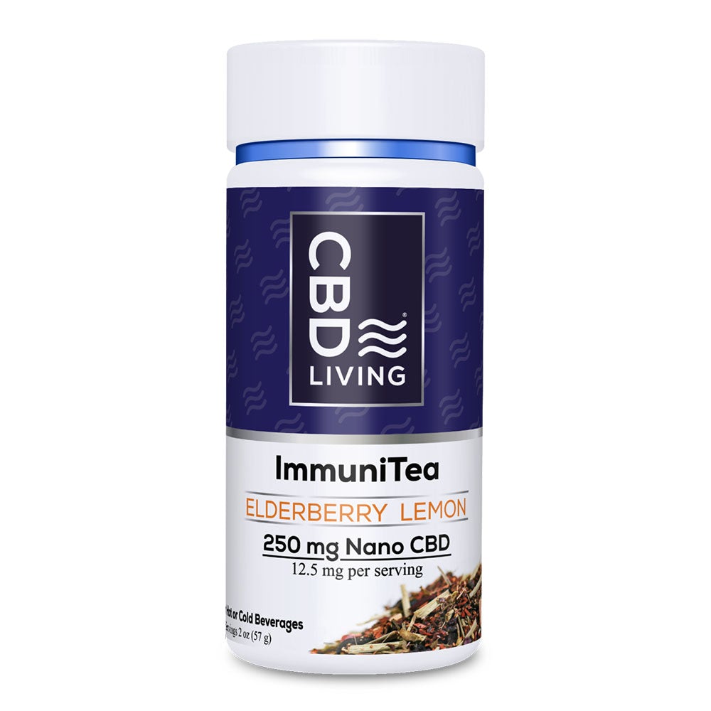 CBD Immune Tea Elderberry Lemon